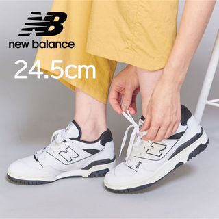 ニューバランス(New Balance)の【新品】24.5cm New Balance BB550HA1ホワイト/ブラック(スニーカー)