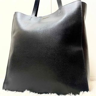 Furla - 良品 フルラ アンドレア トートバッグ レザー A4 大容量 黒 肩がけ 通勤