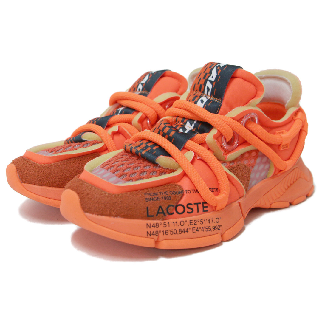 LACOSTE - LACOSTE ラコステ スニーカー オレンジ 6.5(23.5 LACOSTE - LACOSTE ラコステ スニーカー オレンジ 6.5(23.5