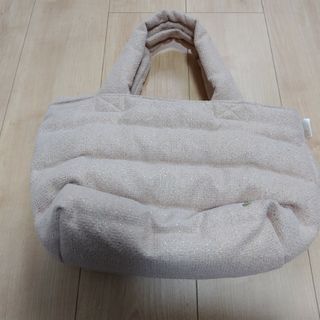 ルートート(ROOTOTE)のモコモコ トートバッグ ピンクベージュ(トートバッグ)