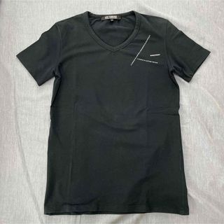 RAF SIMONS - RAF SIMONS Ｔシャツ  48ブラック Vネック