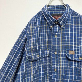 ラングラー(Wrangler)のWrangler ラングラー　メンズ　チェック柄　長袖シャツ　XLサイズ(シャツ)