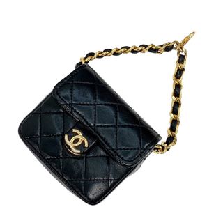 シャネル(CHANEL)のシャネル CHANEL チャーム ブラック ゴールド バッグチャーム ミニミニマトラッセ ココマーク(チャーム)