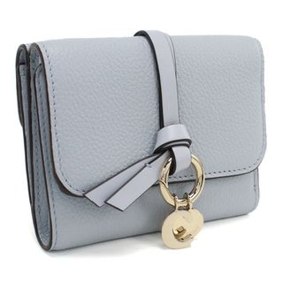 クロエ(Chloe)のChloe クロエ CHC21WP945F57 三折財布小銭入付き GRACEFUL BLUE ブルー系 レディース(財布)