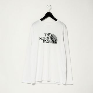 ■未使用品■THE NORTH FACE ノースフェイス L/S FOOTPRINT Logo Tee ロングスリーブ フットプリント ロゴT《NT32290》サイズXL ロンT ホワイト 20230419/GM1324(Tシャツ/カットソー(七分/長袖))