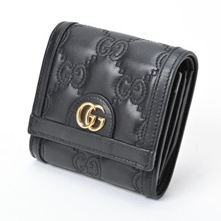 グッチ(Gucci)のグッチ / GUCCI　GGマトラッセ カードケース ウォレット　723799 UM8IG 1000　キルティングレザー　【中古】 商品番号 E-155669(財布)