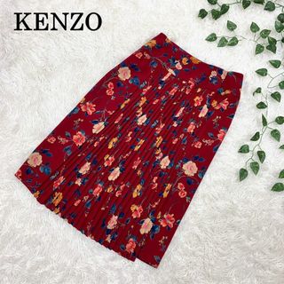 KENZO - KENZO ケンゾー エルカ期 フランス製 花柄 スカート ヴィンテージ L