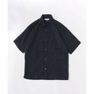 アデイインザライフ(a day in the life)の【NAVY】シアーフラワー リラックス レギュラーカラーシャツ <A DAY IN THE LIFE>(シャツ)