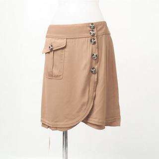 ■未使用品■SELF PORTRAIT セルフポートレイト CAMEL MINI SKIRT ミニスカート サイズUK14/US10 ブラウン 20230201/GM2695(その他)