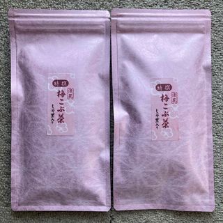 ☆2袋☆浪花昆布茶本舗 贅沢きざみしそ葉入り 特撰浪花梅こぶ茶40g×2袋入(その他)