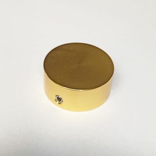 アルミニウム製 フットスイッチハット イエロー ほぼ金　Yellow 23x10(エフェクター)
