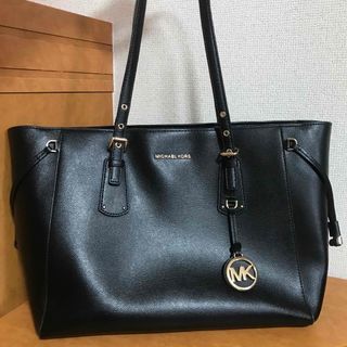 Michael Kors - マイケルコースMichael Kors トートバッグ黒レザーバッグ