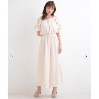 マジェスティックレゴン(MAJESTIC LEGON)のマジェスティックレゴン  ショルダー切替フリルオールインワン(その他)