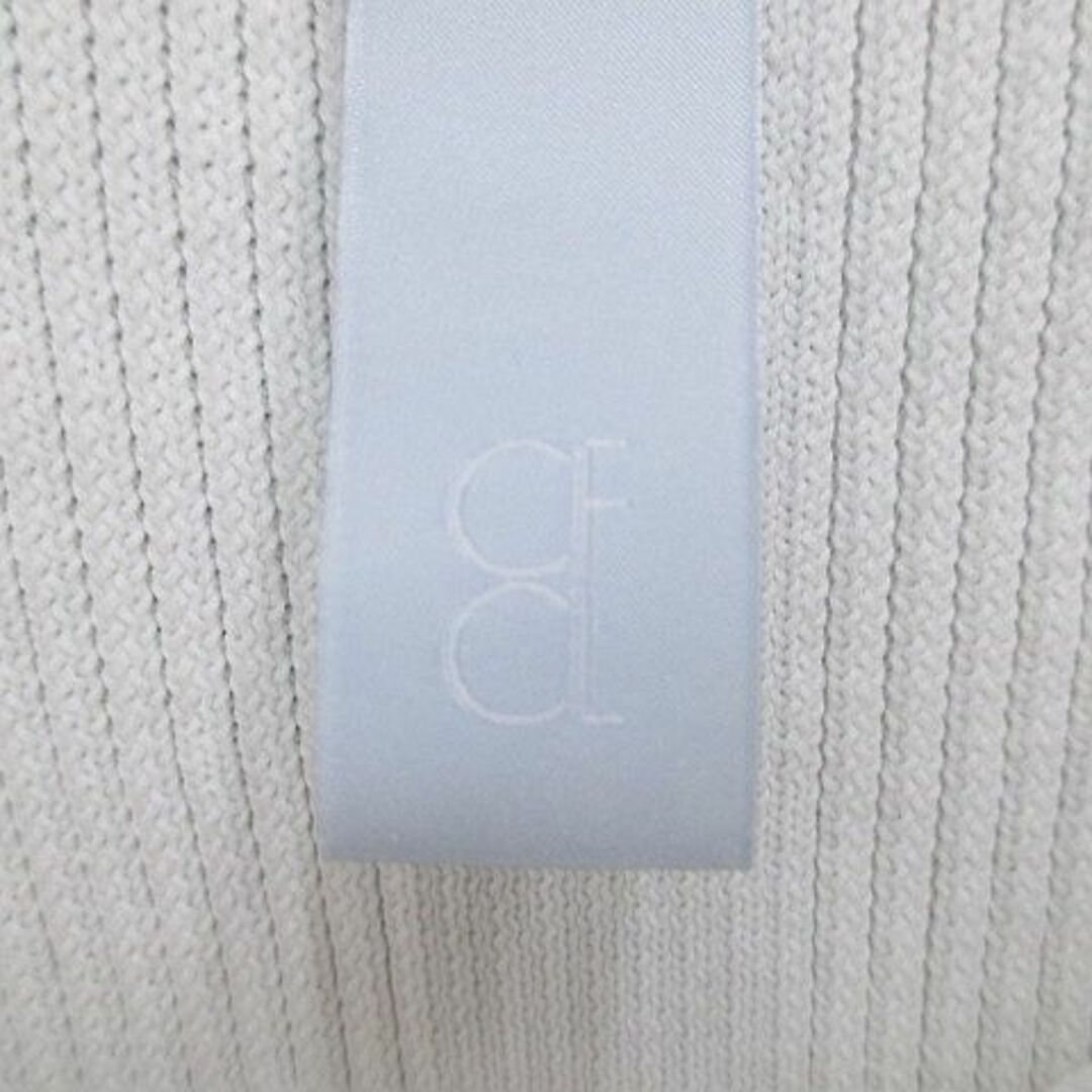 CFCL ノースリ ニット カットソー チュニック フレア F ホワイト