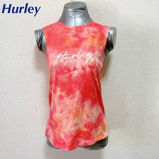 ハーレー(Hurley)のHurley 2021年新作 オレンジ タイダイ柄 ノースリーブ トップス(Tシャツ(半袖/袖なし))