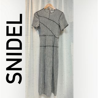 SNIDEL - SNIDEL♥メローデザインワンピース/ギンガムチェックワンピース