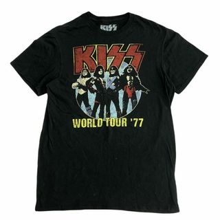 ミュージックティー(MUSIC TEE)のKISS キッス ハードロック バンド半袖Tシャツ ツアー ロックT ba13(Tシャツ/カットソー(半袖/袖なし))