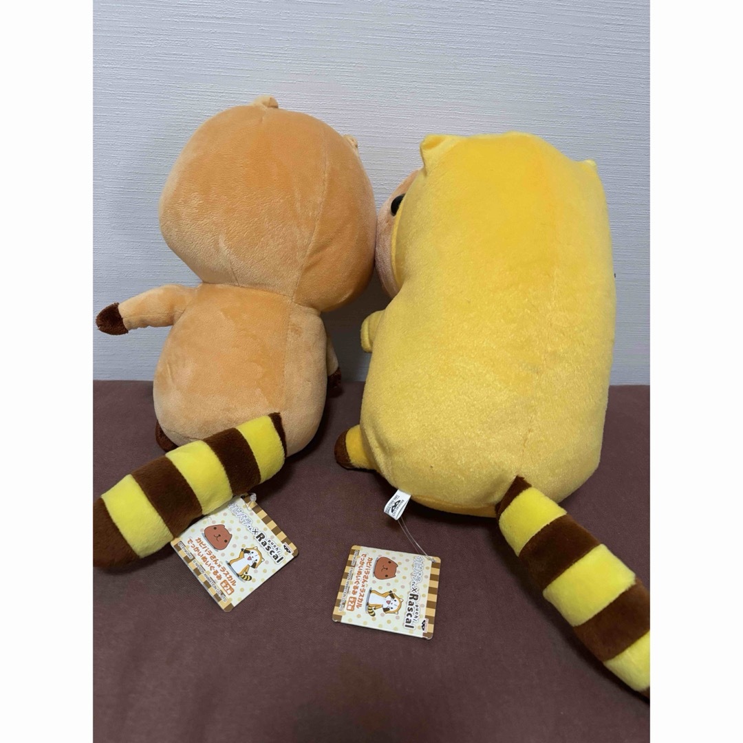 中古ぬいぐるみ カピバラさん ラスカルコスチューム でっかい 中古ぬいぐるみ カピバラさん ラスカルコスチューム でっかい