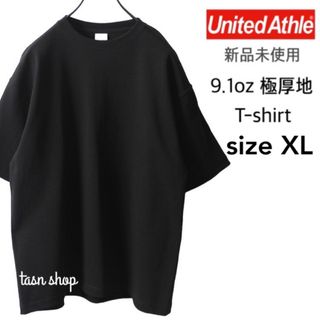 ユナイテッドアスレ(UnitedAthle)の【ユナイテッドアスレ】新品 9.1 超厚手 マグナムウェイト Tシャツ 黒 XL(Tシャツ/カットソー(半袖/袖なし))