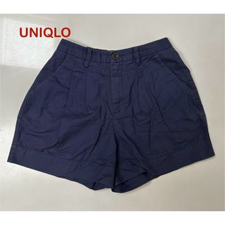 ユニクロ(UNIQLO)のユニクロ　ショートパンツ   ネイビー　58㎝(ショートパンツ)