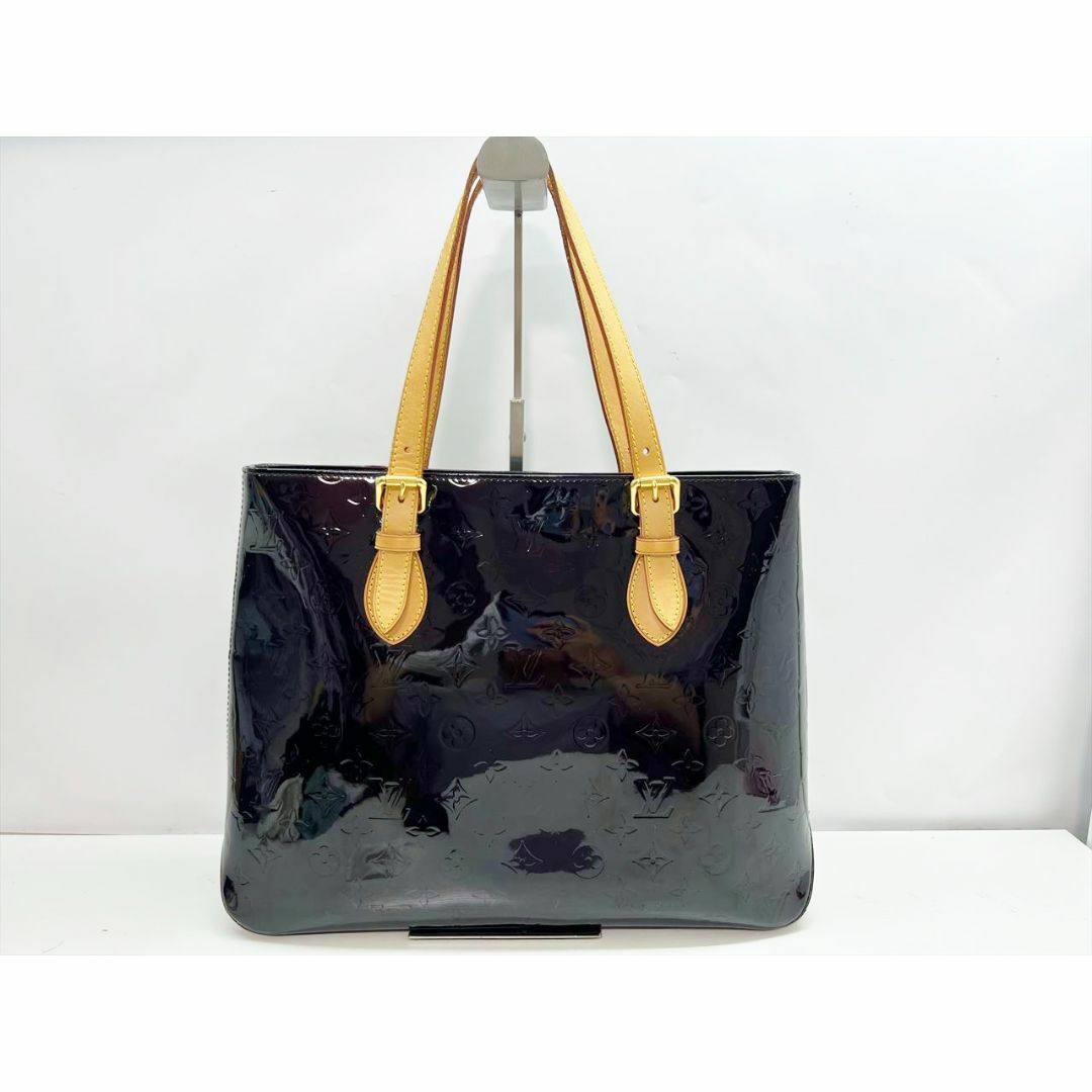 LOUIS VUITTON - 美品　ルイヴィトン　ヴェルニ　ブレントウッド　 トートバッグ　アマラント