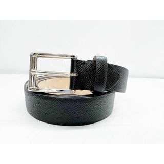 Maison Martin Margiela - 85～95　使用感なし　美品　メゾンマルジェラ　 レザーベルト　黒　シルバー