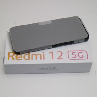 アンドロイド(ANDROID)の新品未使用 SIMフリー Redmi 12 5G 128GB ミッドナイトブラック M555(スマートフォン本体)