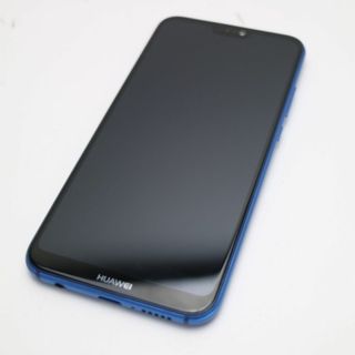 アンドロイド(ANDROID)の新品同様 UQmobile HUAWEI P20 lite ブルー  M555(スマートフォン本体)