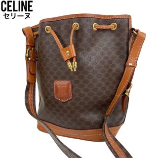 セリーヌ(celine)の✨美品　CELINE セリーヌ　ショルダーバッグ　マカダム　PVC 巾着　肩掛け(ショルダーバッグ)