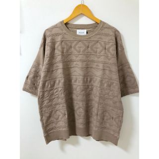 キャルオーライン(CAL O LINE)のCAL O LINE（キャルオーライン）CL211-0315　NATIVE JACQUARD S/S TOPS　Ｔシャツ【E3321-007】(Tシャツ/カットソー(半袖/袖なし))