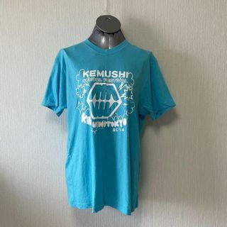 KEMUSHI TOKYO 水色 Tシャツ Lサイズ(Tシャツ(半袖/袖なし))