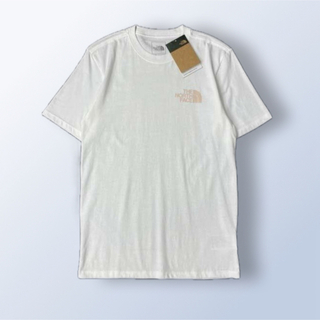 ザノースフェイス(THE NORTH FACE)のノースフェイス　半袖Tシャツ　海外Lサイズ　ホワイト(Tシャツ/カットソー(半袖/袖なし))