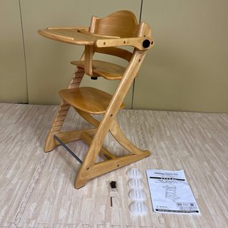 ヤマトヤ(大和屋)の除菌清掃済　☆美品☆　大和屋　すくすくスリムフィットチェア　テーブル＆ガード付(その他)