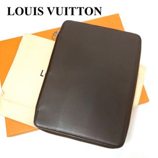 LOUIS VUITTON - ルイヴィトン　ノマド　PCケース　書類ケース　ブラウン　ブリーフケース　美品