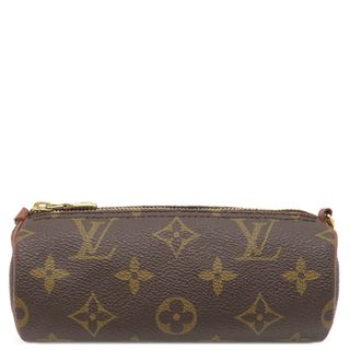 ルイヴィトン(LOUIS VUITTON)のルイヴィトン LOUIS VUITTON ポーチ パピヨン 付属ポーチ モノグラムキャンバス モノグラム ゴールド金具 茶  フランス【中古】(ポーチ)