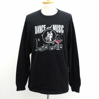 NEIGHBORHOOD - NEIGHBORHOOD / ネイバーフッド ◆長袖Tシャツ/DANCE and MUSIC/ブラック/サイズL 【メンズ/MEN/男性/ボーイズ/紳士】 メンズファッション【中古】 [0220489705]