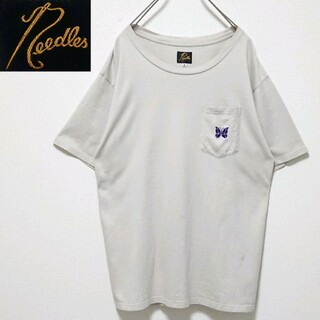 Needles - 人気モデル ニードルス パピオン 刺繍 ロゴ オーバーサイズ 半袖 Tシャツ