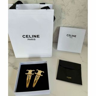 CELINE 正規品★新品未使用 トリオンフ ヘアクリップ セリーヌ ヘアピン