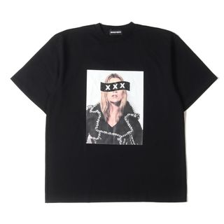 ゴッドセレクショントリプルエックス(GOD SELECTION XXX)の新品 GOD SELECTION XXX ゴッド・セレクション・トリプルエックス Tシャツ サイズ:XXL 23SS 10周年記念 48時間限定 ケイト・モスフォト ヘビーウェイト クルーネック 半袖Tシャツ ブラック 黒 トップス カットソー【メンズ】(Tシャツ/カットソー(半袖/袖なし))