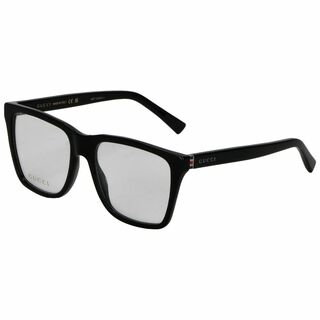 グッチ(Gucci)の未使用 正規品 グッチ 伊達メガネ メンズ ブラック オプティカル 眼鏡(サングラス/メガネ)