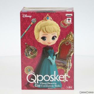 アナトユキノジョオウ(アナと雪の女王)のエルサ A(ノーマルカラー) アナと雪の女王 Q posket Disney Characters-Elsa Coronation Style- フィギュア プライズ(38834) バンプレスト(アニメ/ゲーム)