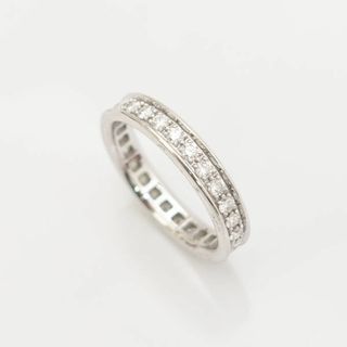 カルティエ(Cartier)のCartier / カルティエ ◆バレリーナ ダイヤ フルエタニティ リング K18WG 750 #46 【リング/指輪/アクセサリー】 ブランド【中古】 [0220491883](リング(指輪))