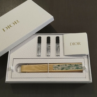 ディオール(Dior)のdior ノベルティ　香水＆扇子セット(香水(女性用))