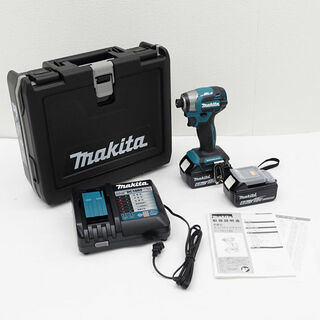 マキタ(Makita)のmakita / マキタ ◆充電式インパクトドライバ バッテリ2個 18V 6.0Ah TD173DRGX 家電【未使用】 [0220492046](その他)