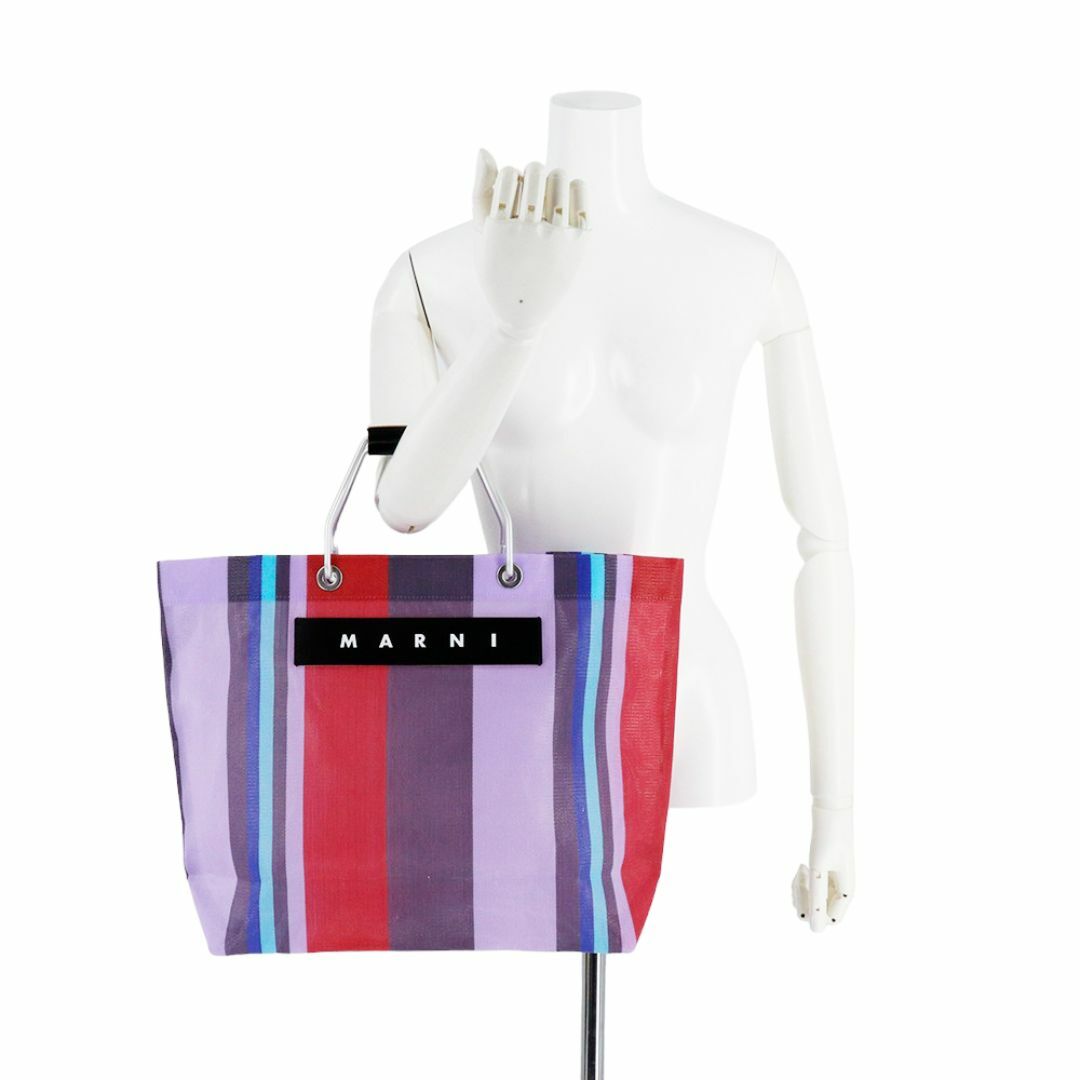 MARNI - マルニ ストライプバッグ ロイヤル トート タグ付き MARNI - マルニ ストライプバッグ ロイヤル トート タグ付き