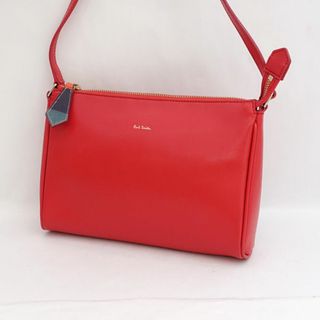 Paul Smith / ポールスミス ■ショルダーバッグ レザー レッド 【バッグ/バック/BAG/鞄/カバン】 ブランド【中古】 [0990013274](ショルダーバッグ)