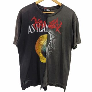 KaneZ(ケインズ) ドッキングデザインtシャツ メンズ トップス(Tシャツ/カットソー(半袖/袖なし))