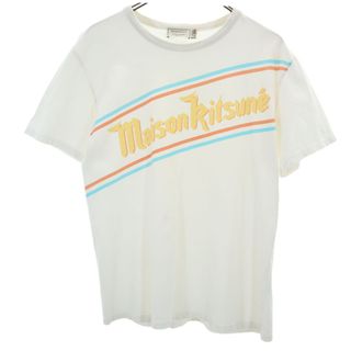 MAISON KITSUNE' - メゾンキツネ ポルトガル製 半袖 Tシャツ M ホワイト MAISON KITSUNE メンズ