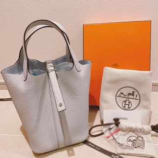 エルメス(Hermes)の新品未使用 エルメス ピコタンロックPM ブルーペール×シルバー金具 付属品完備(ハンドバッグ)