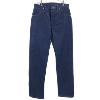 ラングラー(Wrangler)の未使用 ラングラー デッドストック デニムパンツ W31 ネイビー Wrangler フラッシャー付き ORIGINAL FIT ジーンズ メンズ(デニム/ジーンズ)